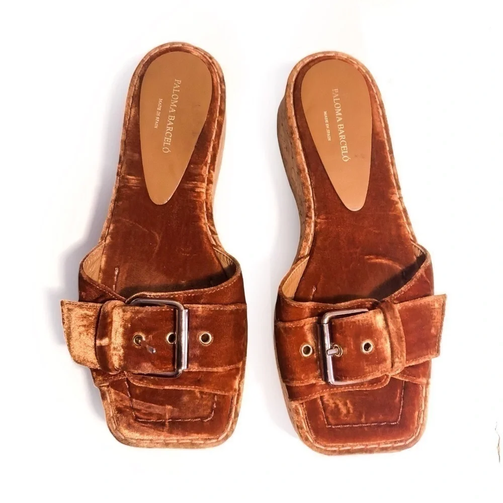 Paloma Barcelo Suede Sandals